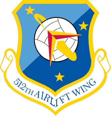512 Airlift Wing official emblem